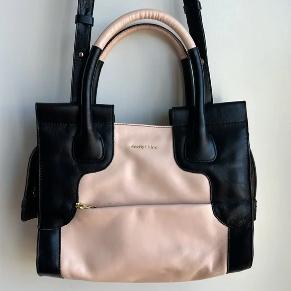 See by Chloé Top Handle Crossbody in Black/Bliss - Picture 3 of 17
